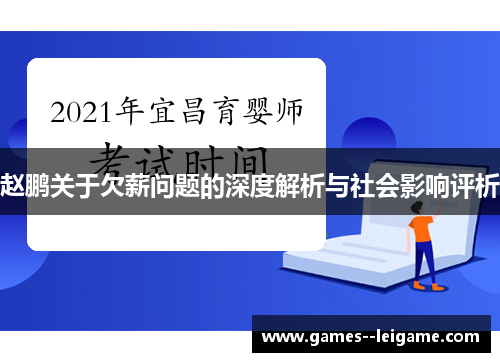 赵鹏关于欠薪问题的深度解析与社会影响评析